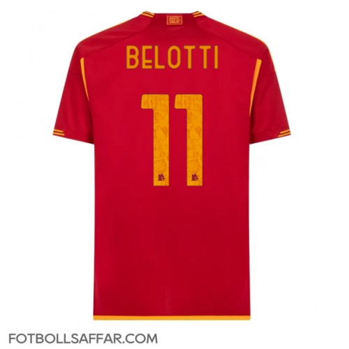 AS Roma Andrea Belotti #11 Hemmatröja 2023-24 Kortärmad